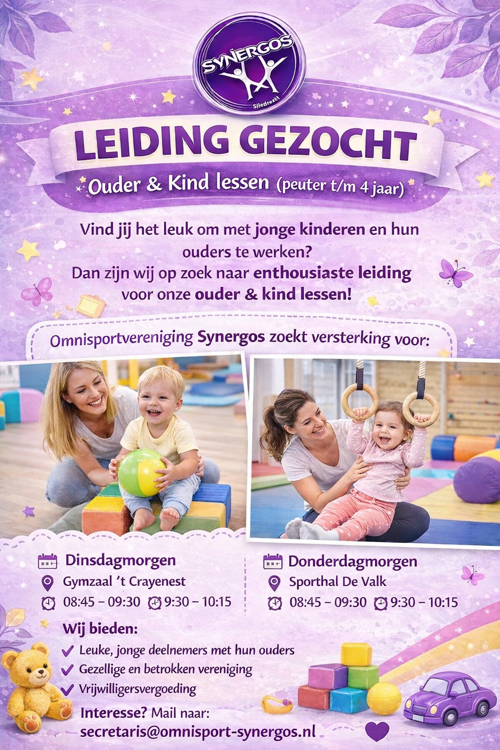leiding gezocht